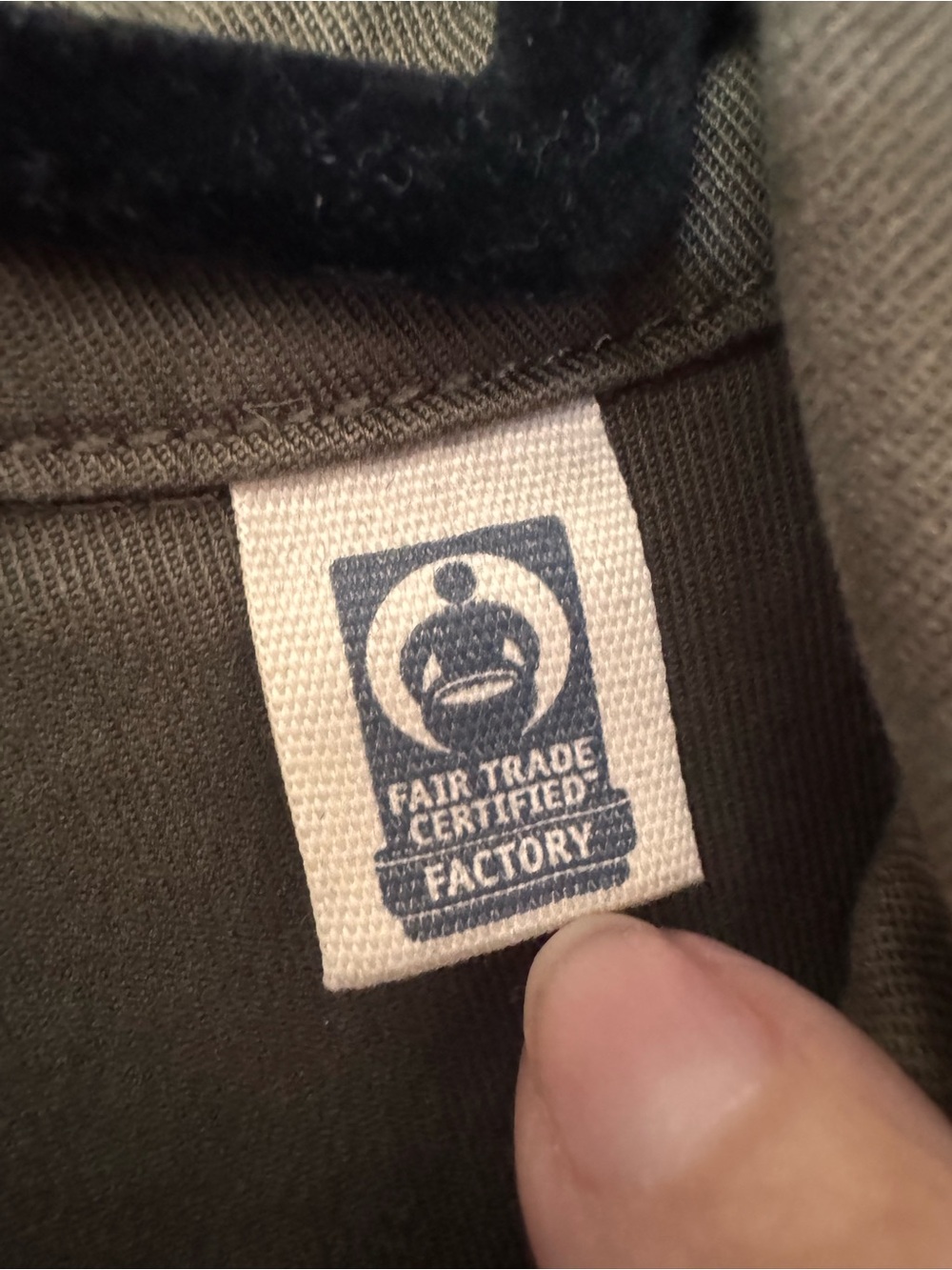 UNIVERSAL THREAD Fair Trade Certified Olive Green romper - Picture 4 of 7